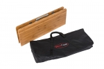 Preview: Bambus Klapptisch 100 x 70 x 70 cm mit Tasche